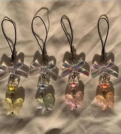 Butterfly Bow Phone Charms